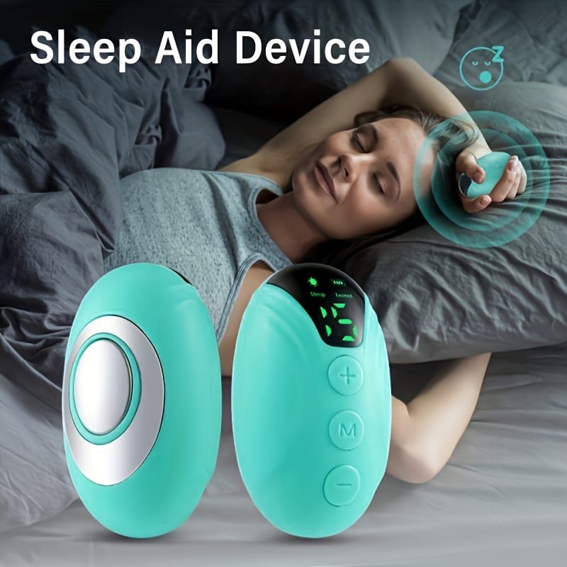 Portable Palm Sleep Aid Device for Man and Woman