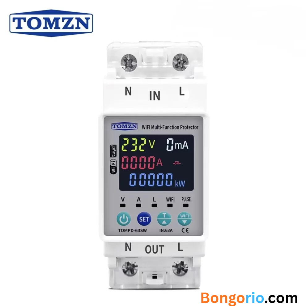 TOMZN TOMPD-63SW WiFi Smart Circuit Breaker with Real-Time Energy Monitoring and App Control